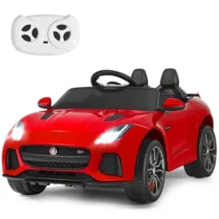 Costway 12V Jaguar F-Type SVR Licensed Kids Ride On Car Motorized Vehicle W/ MP3 Navy -Kiddie Kingdom Store GUEST c7bafc7a 1ec8 4be6 a59f a60075eb638e