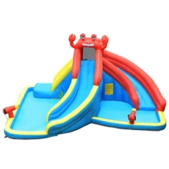 Costway Inflatable Water Slide Crab Dual Slide Bounce House Splash Pool Without Blower -Kiddie Kingdom Store GUEST c7deaecf 5d76 4371 acb3 a5004fe8c7f8