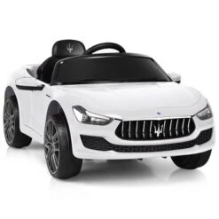 Costway 12V Maserati Licensed Kids Ride On Car W/ RC Remote Control Led Lights MP3 BluePinkWhite -Kiddie Kingdom Store GUEST cb8ec36a ad8c 45ee aa1a 9dd708c291a1