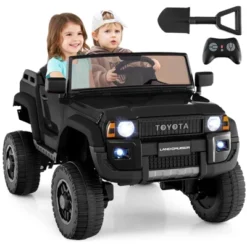 Costway 24V 2 Seater Ride On Car For Kids Licensed Toyota LC250 Ride On Truck With Remote Black/Gray/Navy/Pink/Red 24 Costway 24V 2 Seater Ride On Car For Kids Licensed Toyota LC250 Ride On Truck With Remote Black/Gray/Navy/Pink/Red -Kiddie Kingdom Store GUEST cde4e778 2d93 4562 834f 1587306ca88b