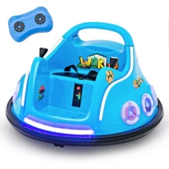 Costway 12V Kids Ride On Bumper Car Remote Control W/ Flashing LED Light & Music 24 Costway 12V Kids Ride On Bumper Car Remote Control W/ Flashing LED Light & Music -Kiddie Kingdom Store GUEST ce688cce 23bc 40fd ba2a 5c1a6de835b6