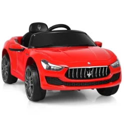 Costway 12V Maserati Licensed Kids Ride On Car W/ RC Remote Control Led Lights MP3 BluePinkWhite -Kiddie Kingdom Store GUEST cebca73a 6593 4ff4 9937 1b82aae17f16