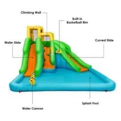 Inflatable Water Park Bounce House Two-Slide Bouncer W/Climbing Wall&480W Blower 19 Inflatable Water Park Bounce House Two-Slide Bouncer W/Climbing Wall&480W Blower -Kiddie Kingdom Store GUEST ceeb8f0e fe21 45a4 854f f51361a49bb4