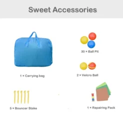 Costway Kids Inflatable Jungle Bounce House Dual Slide Jumping Castle Bouncer -Kiddie Kingdom Store GUEST cfe06fb9 a70e 4aa7 9660 db69d615147e