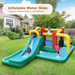 Costway Slide Water Park Climbing Bouncer Pendulum Tunnel Game With 750W Blower -Kiddie Kingdom Store GUEST d1fcea81 c840 47d7 a6e0 1049918c1862