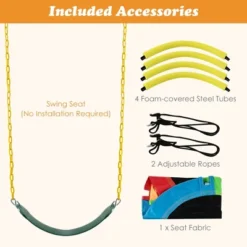 Costway 2-Pack Swing Set Swing Seat Replacement & Saucer Tree Swing For Indoor & Outdoor 16 Costway 2-Pack Swing Set Swing Seat Replacement & Saucer Tree Swing For Indoor & Outdoor -Kiddie Kingdom Store GUEST d3ea4260 38b8 4a6f a6a2 167118ca010b