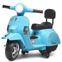 Costway 6V Kids Ride On Vespa Scooter Motorcycle For Toddler W/ Training Wheels PinkBlueGreenBlack -Kiddie Kingdom Store GUEST d58b7a2c 0917 4754 a810 190aebb931e2
