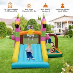 Costway Flamingo-Themed Bounce Castle 7-in-1 Kids Inflatable Jumping House 16 Costway Flamingo-Themed Bounce Castle 7-in-1 Kids Inflatable Jumping House -Kiddie Kingdom Store GUEST d76baaa1 bb71 4400 9641 b81338c4e6da