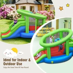 Costway Inflatable Snail Bounce House Dual Slide Basketball Game Without Blower 13 Costway Inflatable Snail Bounce House Dual Slide Basketball Game Without Blower -Kiddie Kingdom Store GUEST d7a3964e 8374 48ff a5d6 d299b05df228
