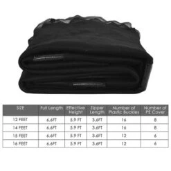 Costway 12/14/15/16FT Replacement Trampoline Safety Enclosure Net W/ Zipper & Buckle For 8/6 Poles -Kiddie Kingdom Store GUEST d7d36f0a cec3 4b50 bcf5 fd7bf82a29ed