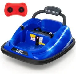 Costway Bumper Car For Kids Electric Ride On Car With Remote Control Joystick Flashing LED Lights -Kiddie Kingdom Store GUEST d91bc4ac f0bc 4f50 894b cc472a8a0a7f
