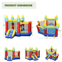 Costway Inflatable Bounce House Slide Jumping Castle W/ Tunnels Ball Pit & 480W Blower 13 Costway Inflatable Bounce House Slide Jumping Castle W/ Tunnels Ball Pit & 480W Blower -Kiddie Kingdom Store GUEST d9aba532 669f 4192 b6d2 197dadd2aa47