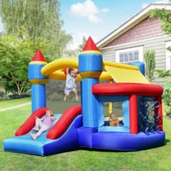 Costway InflatableBounce House Castle Slide Bouncer Kids Shooting Net/Without Blower -Kiddie Kingdom Store GUEST da5db070 35cd 4533 8bae de2097c67fc8