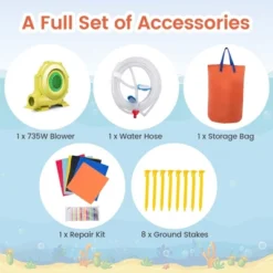 Costway Inflatable Water Slide Park Pirate Theme Bouncer Playhouse Castle With 735W Blower 18 Costway Inflatable Water Slide Park Pirate Theme Bouncer Playhouse Castle With 735W Blower -Kiddie Kingdom Store GUEST db15709b 707b 43ef a138 89872beea148