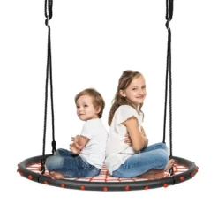 Costway 40'' Spider Web Tree Swing Set W/ Adjustable Hanging Ropes Kids Play Set BlueGreenOrange -Kiddie Kingdom Store GUEST e052fee3 f6ba 41c9 820a 29cfe310991d