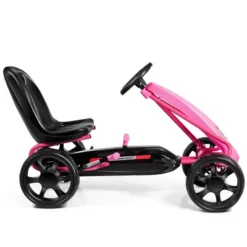 Go Kart Pedal Car Kids Ride On Toys Pedal Powered 4 Wheel Adjustable Seat Pink/Black 21 Go Kart Pedal Car Kids Ride On Toys Pedal Powered 4 Wheel Adjustable Seat Pink/Black -Kiddie Kingdom Store GUEST e1295cf5 18bf 4b9c 85b6 96cafbca9245