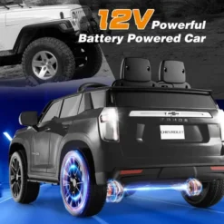Costway 12V Kids Ride On Car Chevrolet Tahoe Electric Truck SUV Remote W/ Light & Music -Kiddie Kingdom Store GUEST e26ca012 294a 44f3 921d 34fb948a5aac