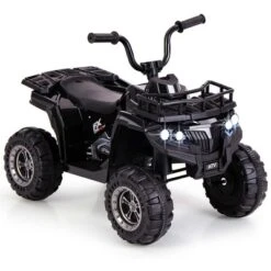 Costway Kids Ride On Electric ATV 6V 4-Wheeler Quad Car With One-Button Start Tread Tires Black/Navy/Red/Pink -Kiddie Kingdom Store GUEST e2ef2efe a171 4ee2 a51e 221227e1f07b