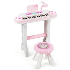 Costway 37-Key Kids Piano Keyboard Playset Electronic Organ Light BluePink 23 Costway 37-Key Kids Piano Keyboard Playset Electronic Organ Light BluePink -Kiddie Kingdom Store GUEST e30208ed fb13 4e8e b766 1c157dad2ee9