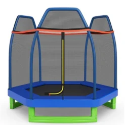 Costway 7FT Kids Trampoline Outdoor Indoor Recreational Bounce Jumper ASTM Approved -Kiddie Kingdom Store GUEST e713bb0c e881 4b56 a873 50338d01ccaa