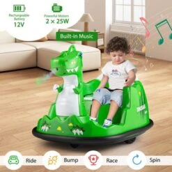 Costway Bumper Car For Kids With Remote Control, Spray Colorful Flashing Lights 15 Costway Bumper Car For Kids With Remote Control, Spray Colorful Flashing Lights -Kiddie Kingdom Store GUEST e802ed05 b911 4d21 8329 03c5a08cc72f