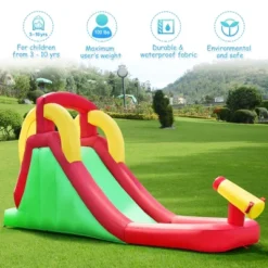 Costway Inflatable Water Slide Bounce House Bouncer Kids Jumper Climbing With 550W Blower 14 Costway Inflatable Water Slide Bounce House Bouncer Kids Jumper Climbing With 550W Blower -Kiddie Kingdom Store GUEST e85d390e 31f4 4cc6 aa9f 088e48369df0