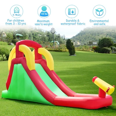 Costway Inflatable Water Slide Bounce House Bouncer Kids Jumper Climbing With 550W Blower 6 Costway Inflatable Water Slide Bounce House Bouncer Kids Jumper Climbing With 550W Blower - Image 4