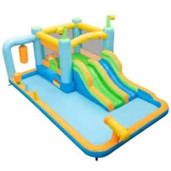 Costway Inflatable Water Slide Giant Kids Bounce House Park Splash Pool Without Blower -Kiddie Kingdom Store GUEST e86eef10 3da2 4431 9808 0d735121c2a7