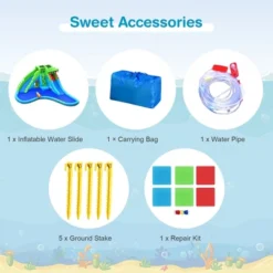 Costway Inflatable Water Slide Upgraded Kids Bounce Castle Blower Excluded -Kiddie Kingdom Store GUEST ea05731c c4b9 41ea 8cc8 b3cd73299bde