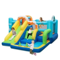 Costway 7-in-1 Kids Inflatable Bounce Castle Multi-Play Jumping House -Kiddie Kingdom Store GUEST ea966aa1 4362 4390 9228 c3ba64214911