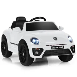 Costway 12V Kids Ride On Car Licensed Volkswagen Beetle W/ Remote Control & Music -Kiddie Kingdom Store GUEST eb21430a 3444 4270 b1ec 973eacb833d6
