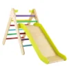 Costway 2-in-1 Wooden Climbing Triangle Set Triangle Climber W/ Ramp -Kiddie Kingdom Store GUEST eceae002 fbc0 42a4 a35d cc448443c75e