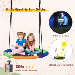 Costway 40'' Flying Saucer Tree Swing Indoor Outdoor Play Set Kids Gift 15 Costway 40'' Flying Saucer Tree Swing Indoor Outdoor Play Set Kids Gift -Kiddie Kingdom Store GUEST ee12b35d ef80 4a9a bab8 cf661e6e42c2