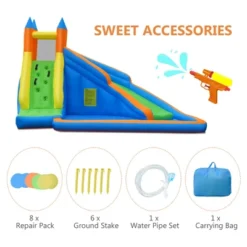 Costway Inflatable Water Slide Mighty Bounce House Jumper Castle W/ 480W Blower 17 Costway Inflatable Water Slide Mighty Bounce House Jumper Castle W/ 480W Blower -Kiddie Kingdom Store GUEST eeb7f447 c760 4463 b092 3755cc3f2e3e
