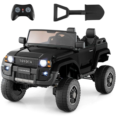 Costway 24V 2 Seater Ride On Car For Kids Licensed Toyota LC250 Ride On Truck With Remote Black/Gray/Navy/Pink/Red 12 Costway 24V 2 Seater Ride On Car For Kids Licensed Toyota LC250 Ride On Truck With Remote Black/Gray/Navy/Pink/Red - Image 10