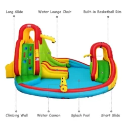 Kids Inflatable Water Slide Park With Climbing Wall Water Cannon And Splash Pool -Kiddie Kingdom Store GUEST ef4e450b 4126 4382 b7f5 c24fa2325e57