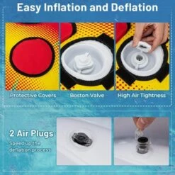 Costway Towable Tube For Boating 1 Or 2 Person Inflatable Boat Tube For Youth & Adult -Kiddie Kingdom Store GUEST ef8cd516 ff8b 4c12 8b2c d3fea74dcc86