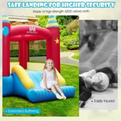 Costway Inflatable Bounce Castle Kids Jumping Bouncer Indoor Outdoor With 550W Blower -Kiddie Kingdom Store GUEST f1197d90 c543 403b 85ba 1ff50759f54e