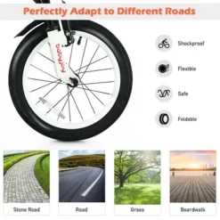 Costway 16'' Kids Bike Toddlers Adjustable Freestyle Bicycle W/ Training Wheels -Kiddie Kingdom Store GUEST f123209b 3e16 4631 a9a5 ff67a63b9f75