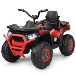 Costway 12V Kids Electric 4-Wheeler ATV Quad 2 Speeds Ride On Car W/MP3&LED Lights -Kiddie Kingdom Store GUEST f248d6f6 78d0 4987 b76f 0efc21ca3f18