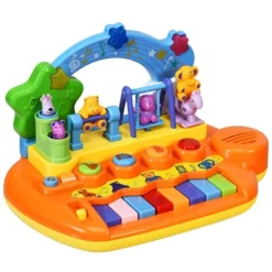 Costway Kids Rainbow Piano Keyboard 8 Keys Music Toy Gift W/ Animal Playground LED Light 19 Costway Kids Rainbow Piano Keyboard 8 Keys Music Toy Gift W/ Animal Playground LED Light -Kiddie Kingdom Store GUEST f28182ab 052f 44a4 b885 e266d69f06db