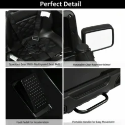 Costway 12V Kids Ride On Truck Car W/ Remote Control MP3 Music LED Lights Red/Black/Pink/White -Kiddie Kingdom Store GUEST f2b9a302 555d 47a7 a188 90d0e0f05fc6