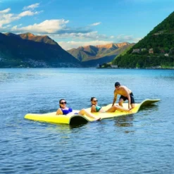 Costway 3 Layer Floating Water Pad Foam Mat Water Recreation Relaxing 9' X 6' -Kiddie Kingdom Store GUEST f321060b d44e 4f18 8332 bc73cfdfc07d