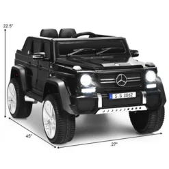 Costway Mercedes Benz 12V Electric Kids Ride On Car RC Remote Control W/Trunk -Kiddie Kingdom Store GUEST f399d92d d91f 4138 9d75 af8c638efdd0
