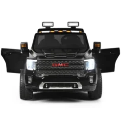 12V 2-Seater Licensed GMC Kids Ride On Truck RC Electric Car W/Storage Box White BlackBluePink Red -Kiddie Kingdom Store GUEST f39e3740 a039 48d7 a096 34eeb04b305d