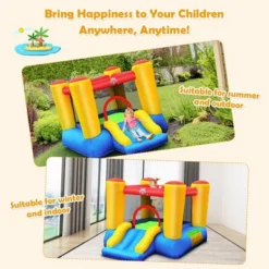 Costway Inflatable Bouncer Kids Slide Bounce House For Indoor Outdoor With 550W Blower -Kiddie Kingdom Store GUEST f41ba936 ef2b 44ee b587 d856d67cb9fc