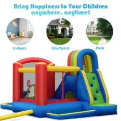 Costway Inflatable Kid Bounce House Slide Climbing Splash Pool Jumping Castle Without Blower -Kiddie Kingdom Store GUEST f473fdb4 a5f3 4ef7 a780 e6d6a9e76935