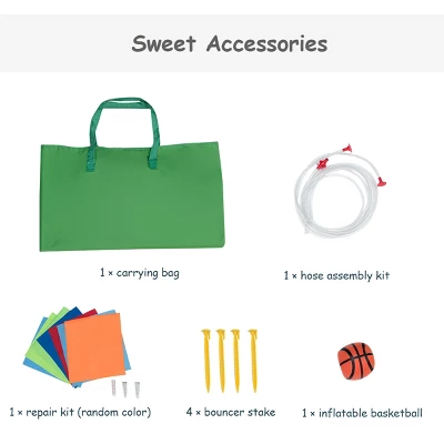 Costway Inflatable Slide Bouncer And Water Park W/ Splash Pool Water Cannon And Blower 11 Costway Inflatable Slide Bouncer And Water Park W/ Splash Pool Water Cannon And Blower - Image 9