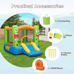 Costway Inflatable Bounce House Jumper Castle Kids Playhouse With 550W Blower 17 Costway Inflatable Bounce House Jumper Castle Kids Playhouse With 550W Blower -Kiddie Kingdom Store GUEST f68739c6 9802 46cd b3d0 50cdd14e07ce