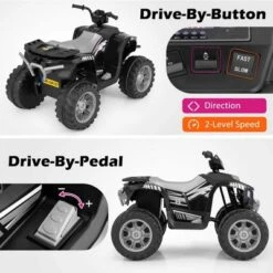Honeyjoy 24V Kids Ride-On Electric ATV 4-Wheeler Quad Car With Wireless Connection Black/Blue/Pink/Red/Purple 18 Honeyjoy 24V Kids Ride-On Electric ATV 4-Wheeler Quad Car With Wireless Connection Black/Blue/Pink/Red/Purple -Kiddie Kingdom Store GUEST f6f27cbe 3e52 4848 8d8e 18884bae2723